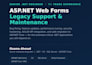 fix maintain or migrate your legacy aspnet web forms app