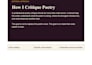 edit and critique your poem or poetry collection