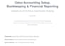 setup odoo accounting, bookkeeping and financial reporting