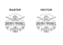 professionally convert raster to vector, vectorize image and logo