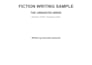 write your fiction story or novel