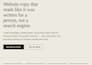 do seo website copy for your small business