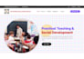 build a custom website with an admin portal
