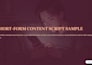 create engaging youtube scripts and short form video content