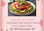 write engaging food and restaurant social media captions with hashtags
