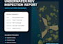perform professional underwater rov inspections