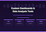 build a custom dashboard or data analysis tool with python