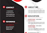 designa modern professional cv resume