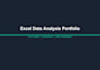 create an interactive excel dashboard and analyze your sales data
