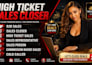 high ticket b2b sales closer commission based sales rep salesperson cold caller
