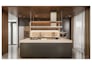 design kitchen interior in 3d and render