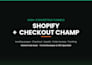 build a shopify and checkout champ sales funnel