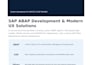 custom sap abap reports, cds views, odata and fiori apps