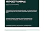 create professional HR forms policies and templates