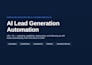 build ai lead generation automation with n8n