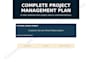 a complete project management plan and delivery roadmap