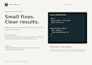 fix small HTML CSS and javascript issues on your website