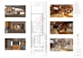 interior design  modern luxury house with architectural plans