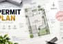 draw 2d site plan, landscape plan and plot plan for city permit and permit plans