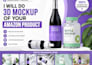 do 3d mockup of your amazon product