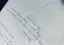 handwritten letters, notes, quotes and messages
