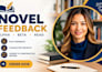 alpha beta read your novel manuscript chapters for plot character feedback