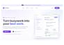 create a professional responsive HTML landing page