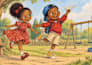 create cute cartoon characters for kids and children books