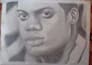 draw a custom portrait in charcoal pencil