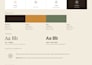 design a modern minimalist logo with brand style guide in canva