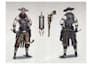 do a character concept art for video games