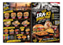 create  modren style menu cards and flyers