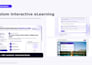 create custom interactive e learning with HTML CSS and javascript