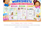 create custom kids worksheets and printables