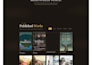 design a modern author website, book author website, ebook website