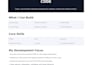 develop a responsive modern website with clean frontend code