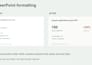 clean up and format your business powerpoint presentation