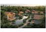 render 3d master plan and flycam view for resort homestay landscape design