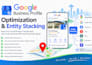 do gbp optimization, entity stacking for google maps ranking