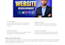 do custom website development, business website as full stack web developer