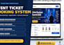 design event ticket website ticket booking website event registration website