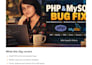 fix PHP and mysql bugs in your website
