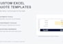 build a custom excel quotation template with automatic calculations
