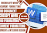 professionally microsoft word document formatting ms word edit document design