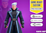 create a custom 3d game character for games, animation and