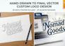 make custom typography and lettering logo