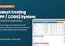 build a custom product costing cogs in excel or google sheets