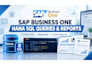 create custom sap business one hana sql queries and reports