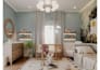 design kids room, playroom, nursery, kindergarten with shopping list