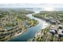 create photorealistic 3d residential master plan and landscape site plan